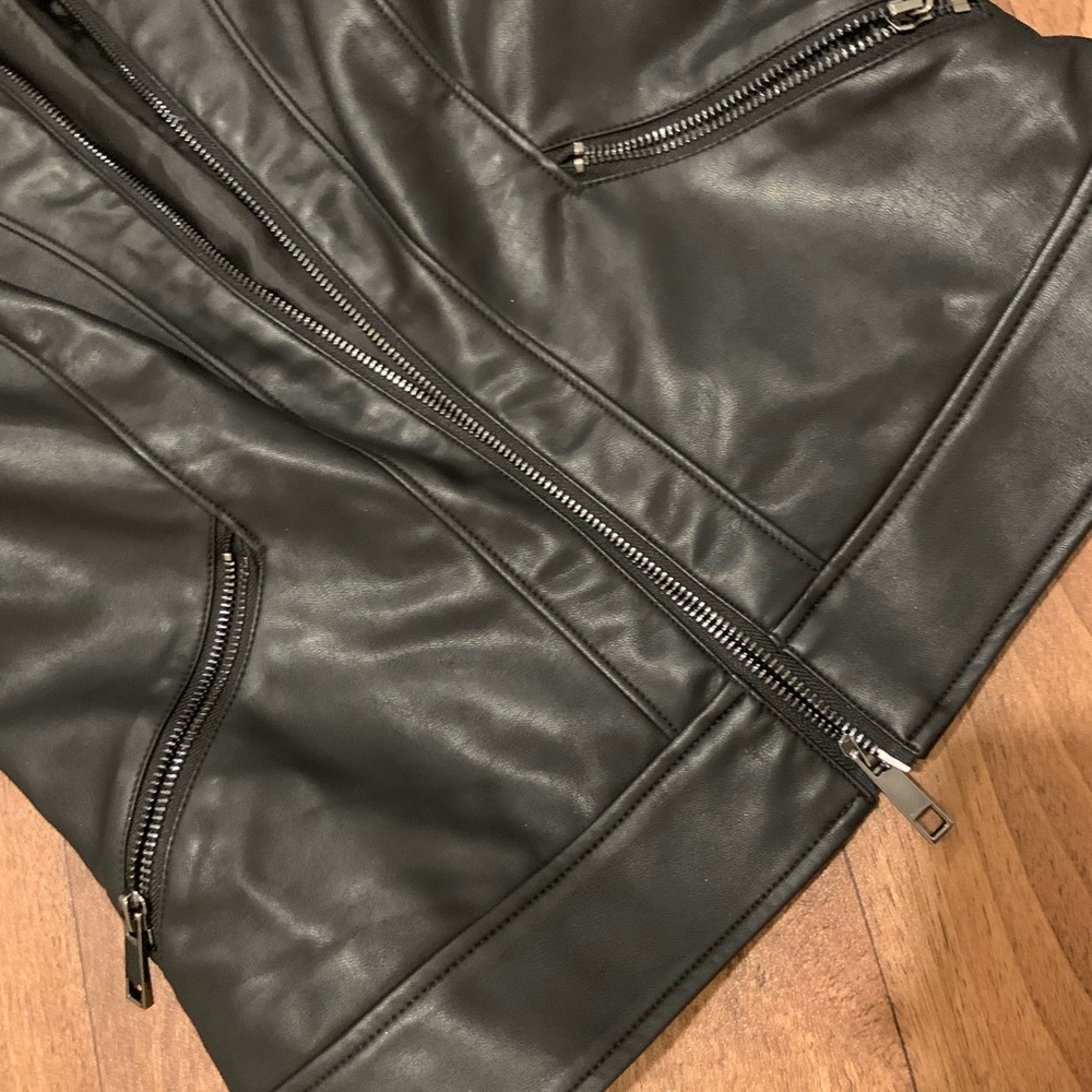 INC Faux Leather Jacket - Picture 4 of 5